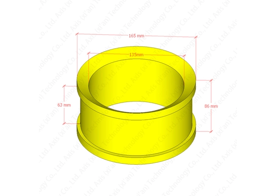 rubber muff 165 135 86 6